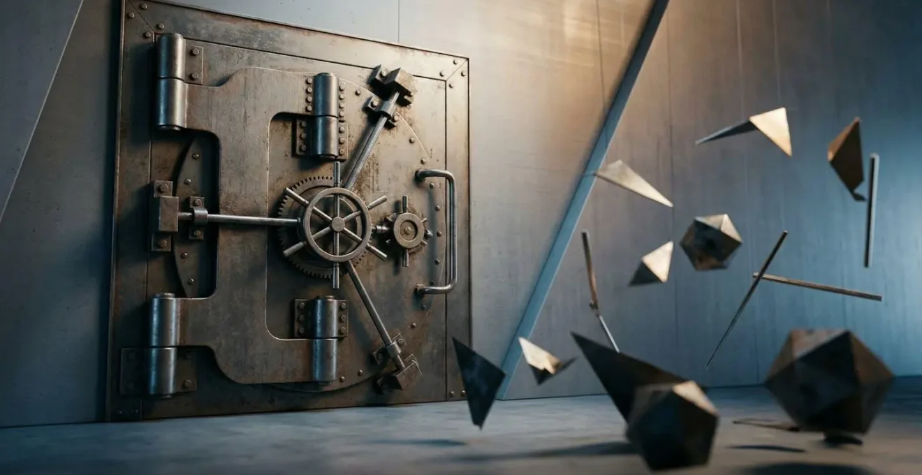 Scena che rappresenta la protezione del capitale durante periodi di alta volatilità nei mercati finanziari