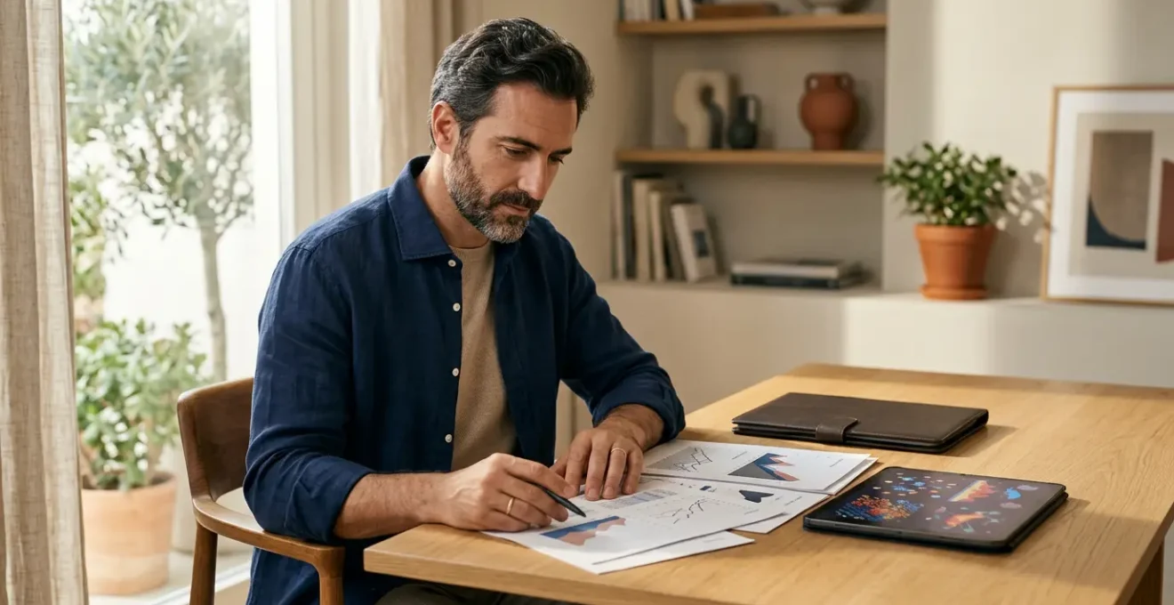 Investitore che analizza strategie di protezione del portafoglio in un contesto di variazione dei tassi di interesse