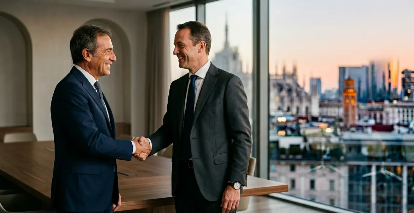 Partnership strategica tra imprenditori italiani e partner internazionali